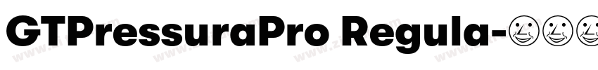 GTPressuraPro Regula字体转换